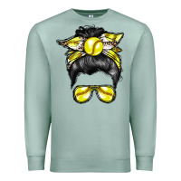 Seafoam softball mom Premium Sweatshirt - RacoonDesign