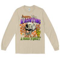 Mushroom happy haunting and to all a good fright Long Sleeve Tee - CowGirlArtShop