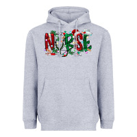 Heather Grey nurse christmas Heavyweight Hoodie - RacoonDesign