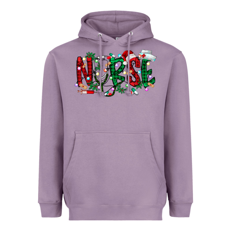 Nurse Christmas Heavyweight Hoodie by RacoonDesign | Teevron