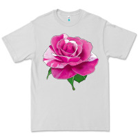 Dove Grey Parade Day Rose Premium Tee - LillyAllenDesigns