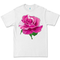 White Parade Day Rose Premium Tee - LillyAllenDesigns