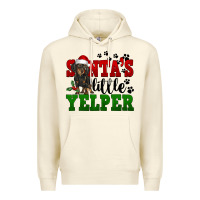Sandshell Santa's Little Yelper Premium Hoodie - FaDigitalArtStudio