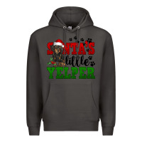 Smoke Santa's Little Yelper Premium Hoodie - FaDigitalArtStudio