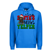 True Royal Santa's Little Yelper Premium Hoodie - FaDigitalArtStudio