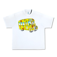 White the magic school bus Urban Heavy Tee - lanVoArt