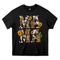 Black Western Mama With Sunflowers Heavy Core Tee - BundleAndBundleShop