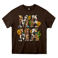 Western Mama With Sunflowers Heavy Core Tee | Teevron