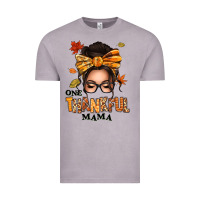 Vintage Zinc one thankful mama afro messy bun Vintage Tee - texasbilliewilder