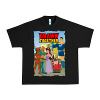 Black drawn together Urban Heavy Tee - lanVoArt