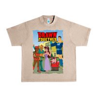 French Oak drawn together Urban Heavy Tee - lanVoArt