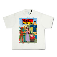 Pistachio drawn together Urban Heavy Tee - lanVoArt