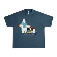 Midnight Navy shirokuma cafe Urban Heavy Tee - lanVoArt
