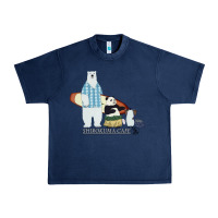 Navy shirokuma cafe Urban Heavy Tee - lanVoArt