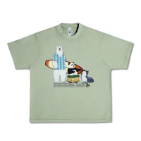 Oil Green shirokuma cafe Urban Heavy Tee - lanVoArt