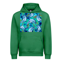 Emerald dolphin tumbler Urban Hoodie - BarkalooDesign