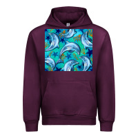 Mauve Wine dolphin tumbler Urban Hoodie - BarkalooDesign