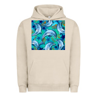 Pigment French Oak dolphin tumbler Urban Hoodie - BarkalooDesign
