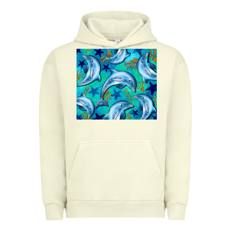 Dolphin Tumbler Urban Hoodie by BarkalooDesign | Teevron