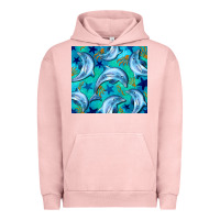 Pigment Salmon dolphin tumbler Urban Hoodie - BarkalooDesign