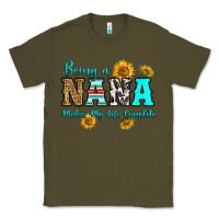 Army Green being nana makes my life complete Classic Tee - RanaPortraitStore