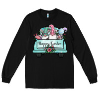 Black easter gnomes truck Long Sleeve Tee - Jasminsmagicworld