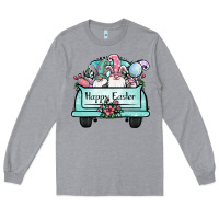 Heather Grey easter gnomes truck Long Sleeve Tee - Jasminsmagicworld