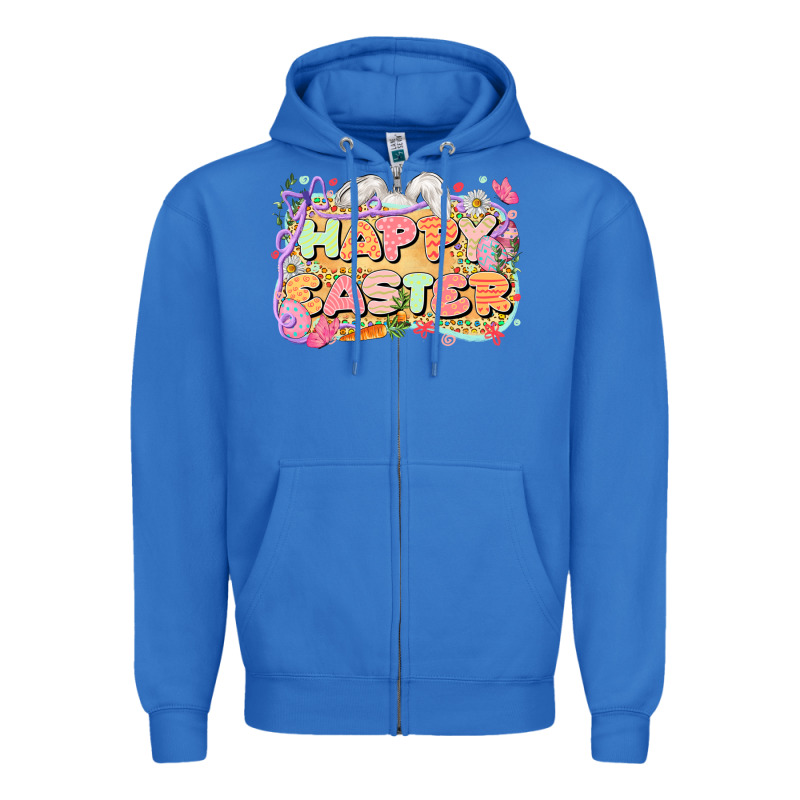 Happy Easter Zipper Hoodie by LillyAllenDesigns | Teevron