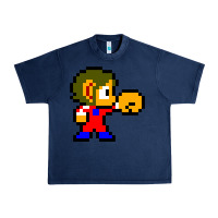Navy alex kidd 1 Urban Heavy Tee - lanVoArt