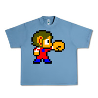 Pebble Blue alex kidd 1 Urban Heavy Tee - lanVoArt