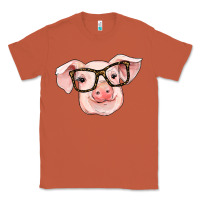 Copper pig with glasses Classic Tee - RanaPortraitStore