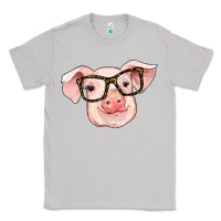 Moon Dust pig with glasses Classic Tee - RanaPortraitStore