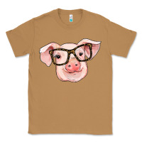 Toasted Coconut pig with glasses Classic Tee - RanaPortraitStore