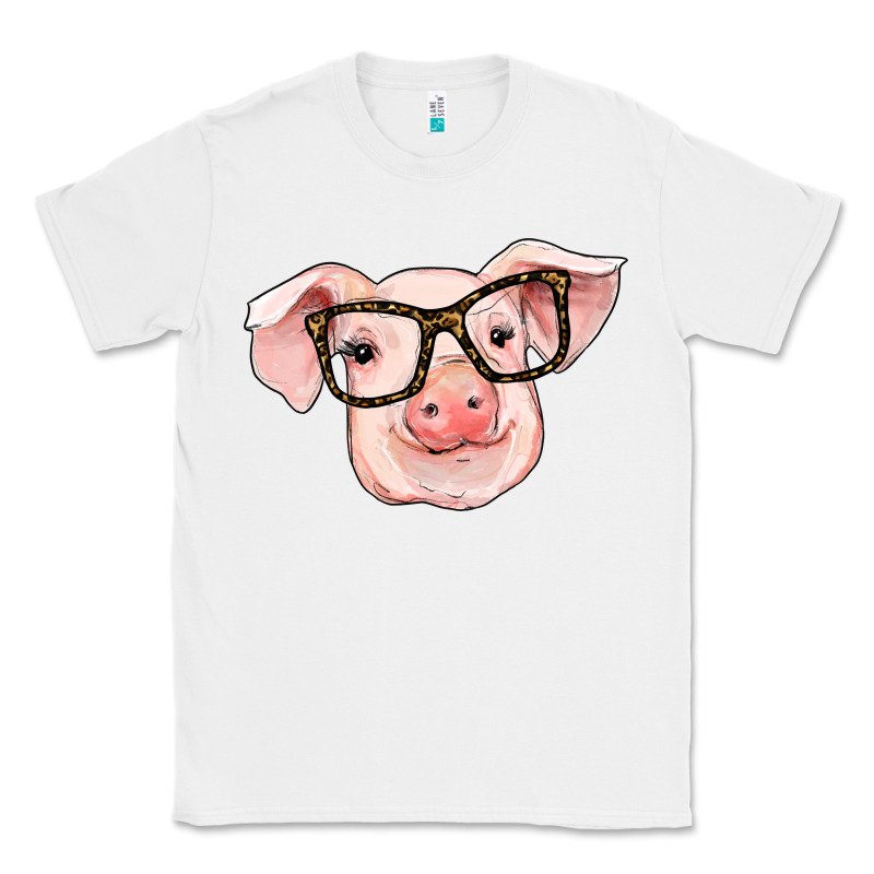 Pig With Glasses Classic Tee by RanaPortraitStore | Teevron