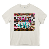 Cream race wife Heavy Core Tee - JahusDesignShop