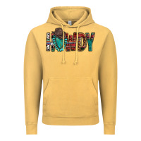Vintage Mustard Western Howdy Gemstone Cowboy Hat Vintage Hoodie - HowdyJamesFarm