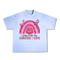Grape Ice i wear pink for someone i love Urban Heavy Tee - texasbilliewilder