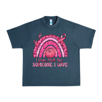 Midnight Navy i wear pink for someone i love Urban Heavy Tee - texasbilliewilder
