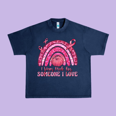 I Wear Pink For Someone I Love Urban Heavy Tee Designed By Texasbilliewilder
