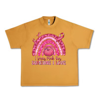 Peanut Butter i wear pink for someone i love Urban Heavy Tee - texasbilliewilder