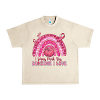 Sandshell i wear pink for someone i love Urban Heavy Tee - texasbilliewilder