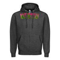 Charcoal Heather Stuck On You Zipper Hoodie - CowhideDigitalArt
