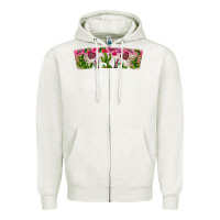 Oatmeal Heather Stuck On You Zipper Hoodie - CowhideDigitalArt