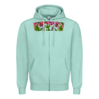 Seafoam Stuck On You Zipper Hoodie - CowhideDigitalArt