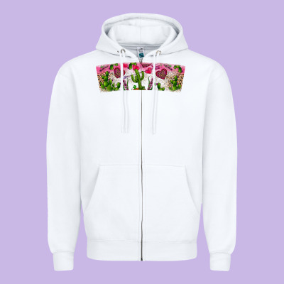 Stuck On You Zipper Hoodie Designed By Cowhidedigitalart
