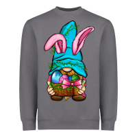 Storm Easter Wicker Basket Gnome Heavyweight Sweatshirt - BundleAndBundleShop