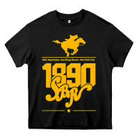 Black steel ball run 1890 Heavy Core Tee - lanVoArt