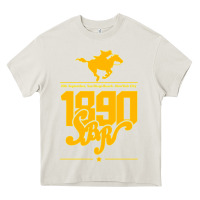 Cream steel ball run 1890 Heavy Core Tee - lanVoArt