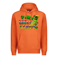 Carrot Hey lucky lady flip phone Premium Hoodie - FaDigitalArtStudio