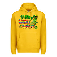 Lemon Hey lucky lady flip phone Premium Hoodie - FaDigitalArtStudio